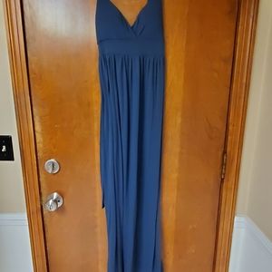 Maxi dress size S, blue color